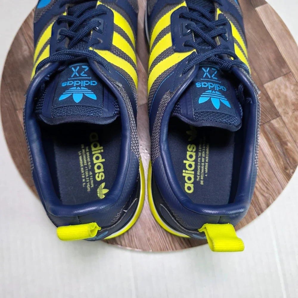 Adidas ZX 700 HD Shoes Mens Size 11 Navy Blue Yellow‎ Athletic Running GX8940